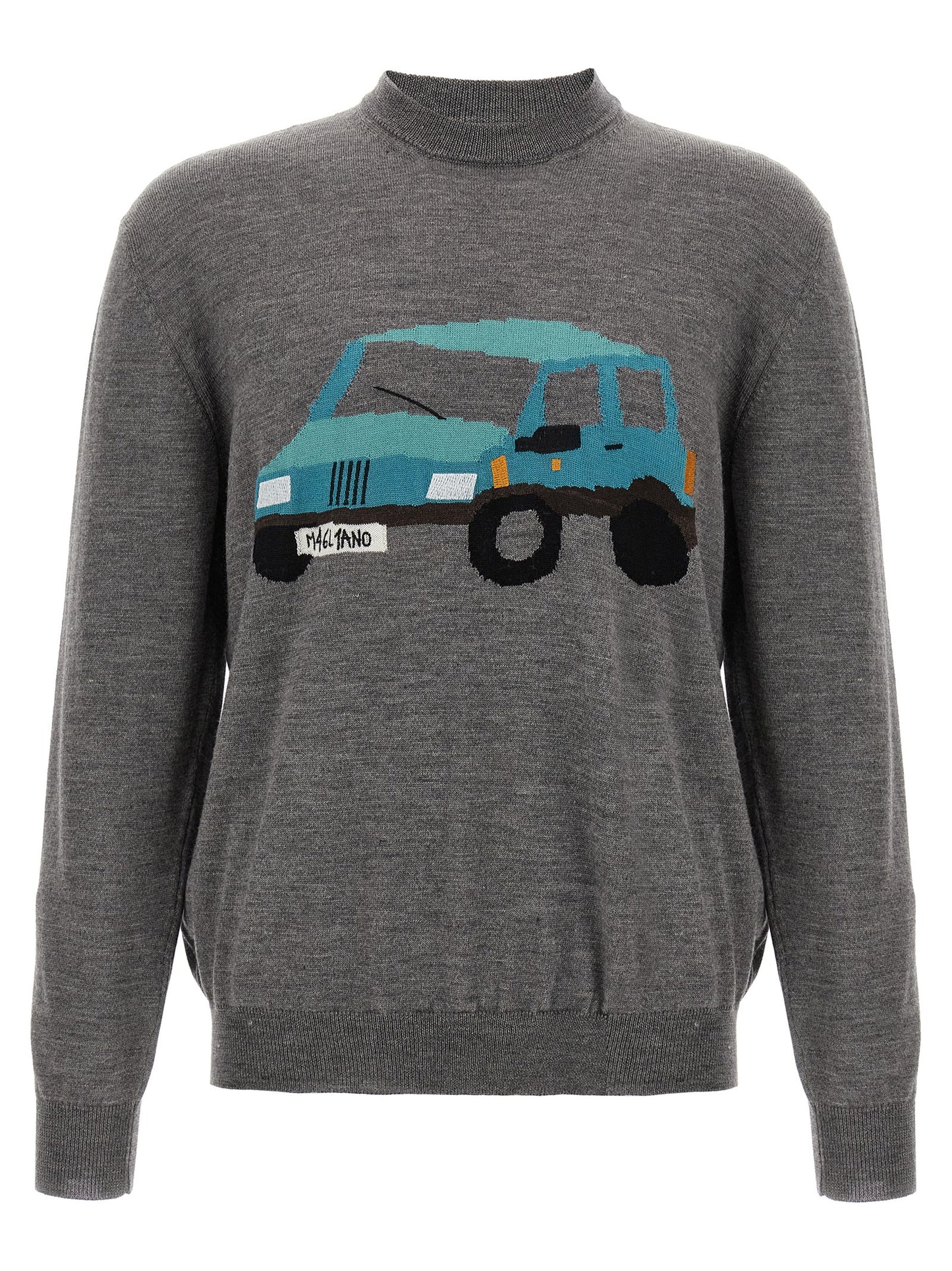 Magliano Gray Wool Cardigan