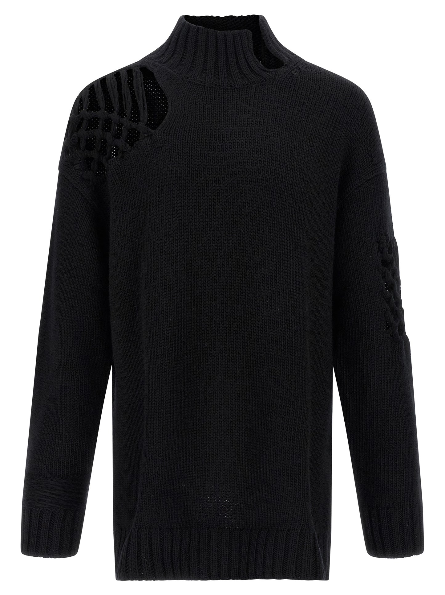 Yohji Yamamoto Black Wool Cardigan