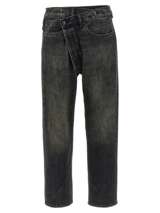 R13 Black Cotton Jeans Denim