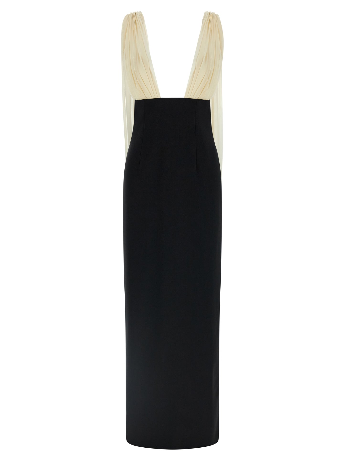 Armarium Bicolor Virgin Wool Long Dress