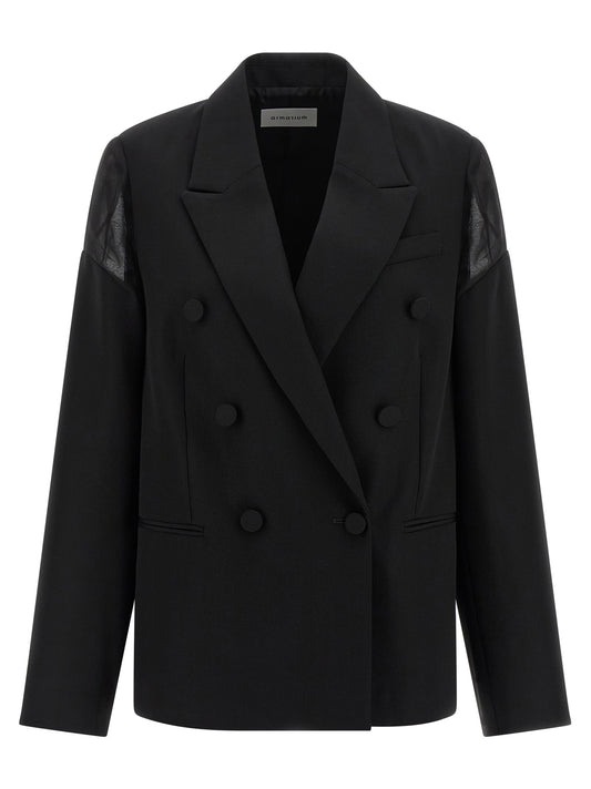 Armarium Black Virgin Wool Blazer