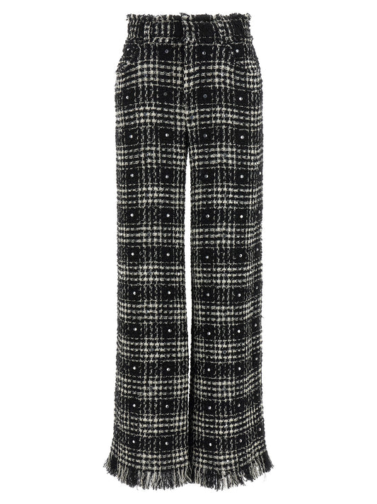 Giuseppe Di Morabito Bicolor Cotton Casual Pants