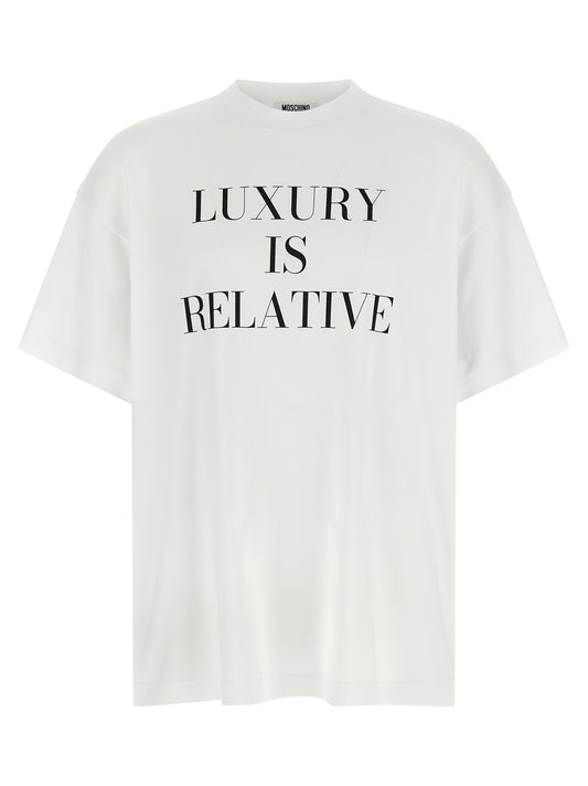 Moschino White Cotton T-Shirt