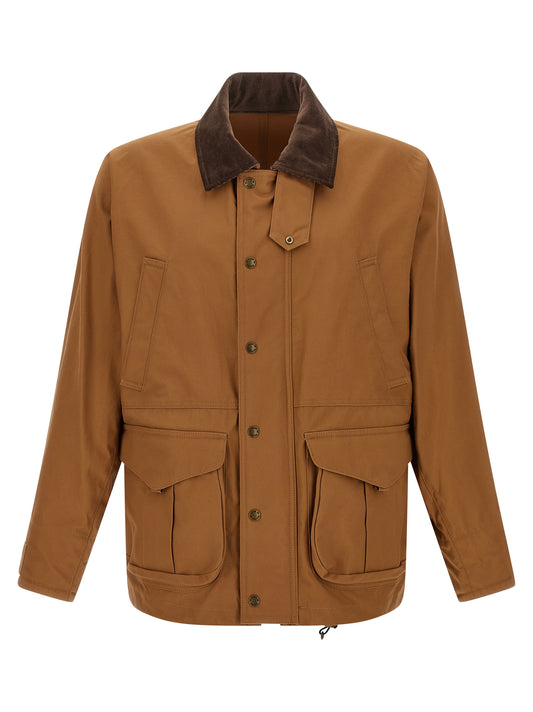 Junya Watanabe Brown Cotton Shell Jacket