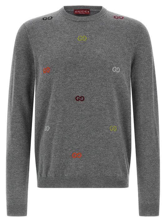 Gucci Gray Cashmere Cardigan
