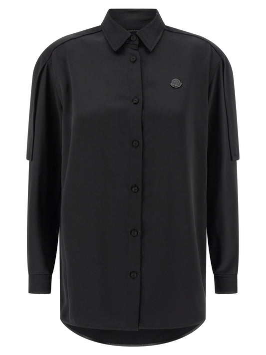 MONCLER GENIUS Black Polyester Blouse