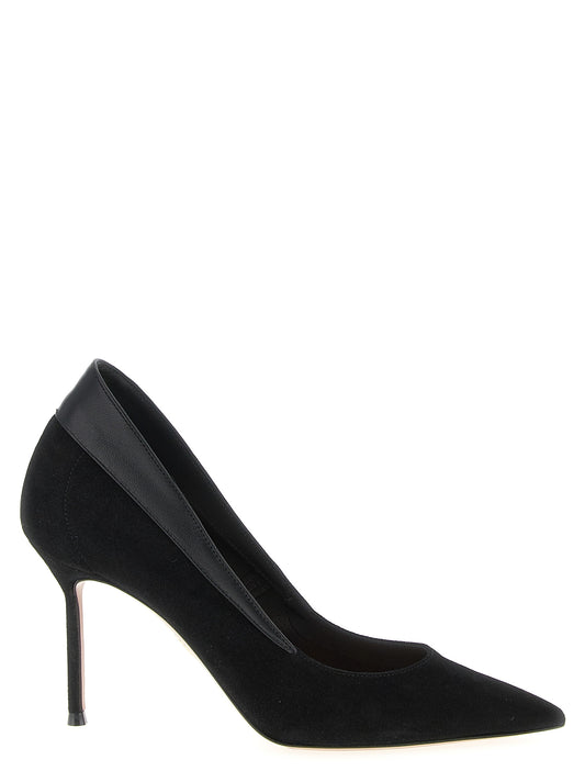 Aquazzura Black Goatskin High Heel Pumps