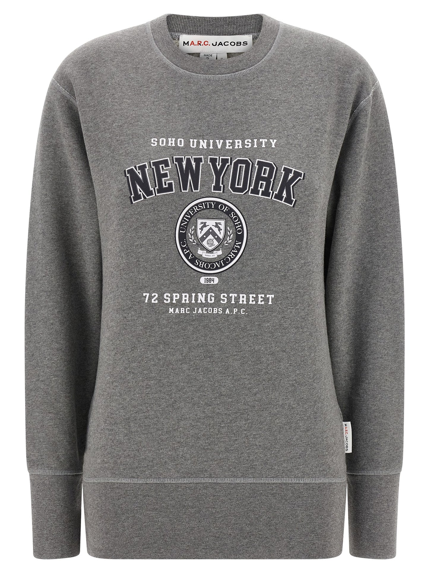 A.P.C. Gray Cotton Sweatshirt