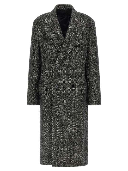 Dolce & Gabbana Bicolor Polyamide Coat