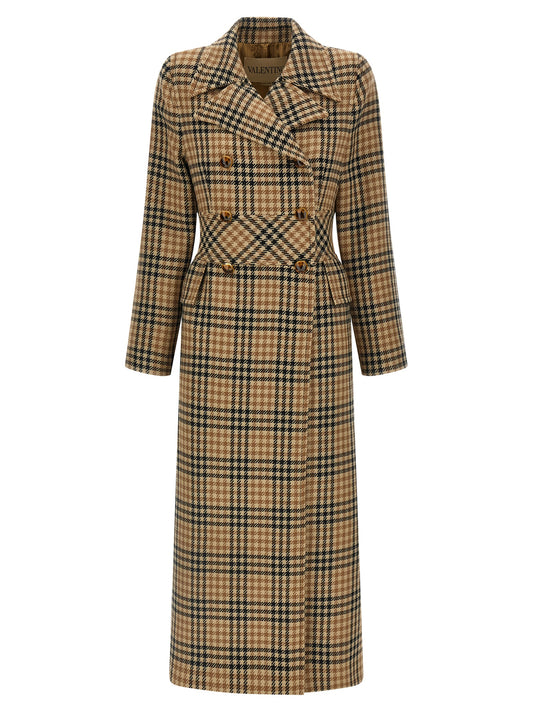 Valentino Garavani Brown Virgin Wool Coat