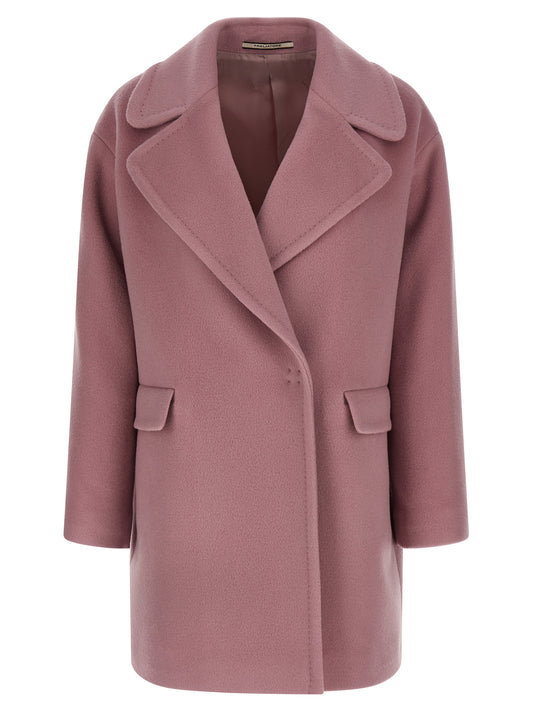 Tagliatore Multicolor Virgin Wool Coat