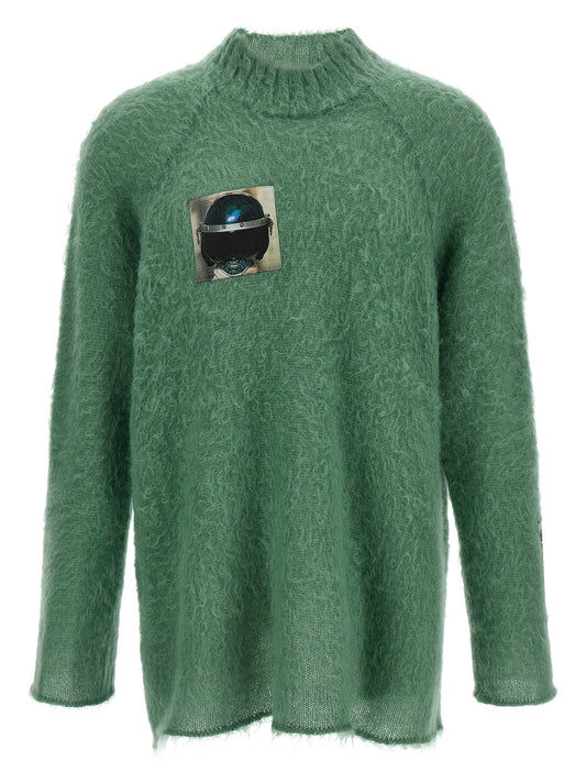Undercover Bicolor Wool Cardigan