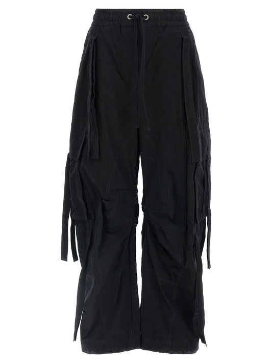 Dolce & Gabbana Black Cotton Cargo Pants