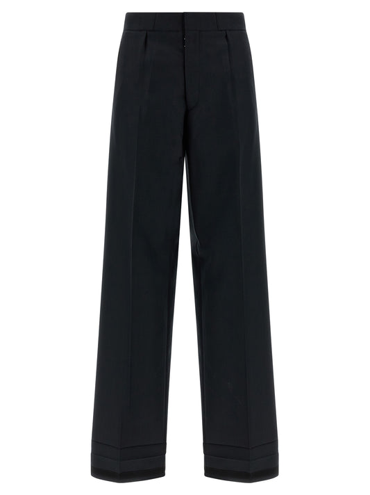 Maison Margiela Black Wool Dress Pants