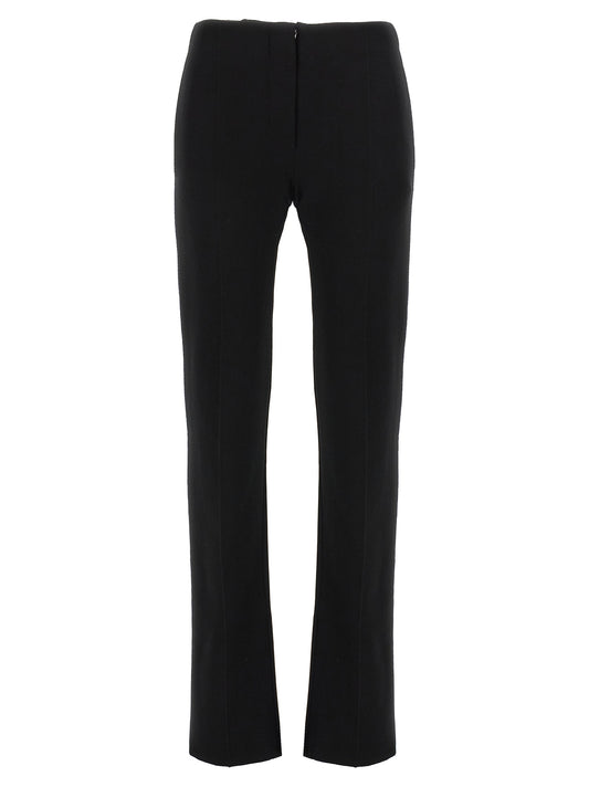 Sportmax Black Viscose Casual Pants