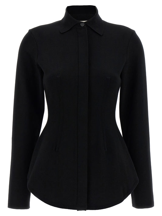 Sportmax Black Viscose Blouse