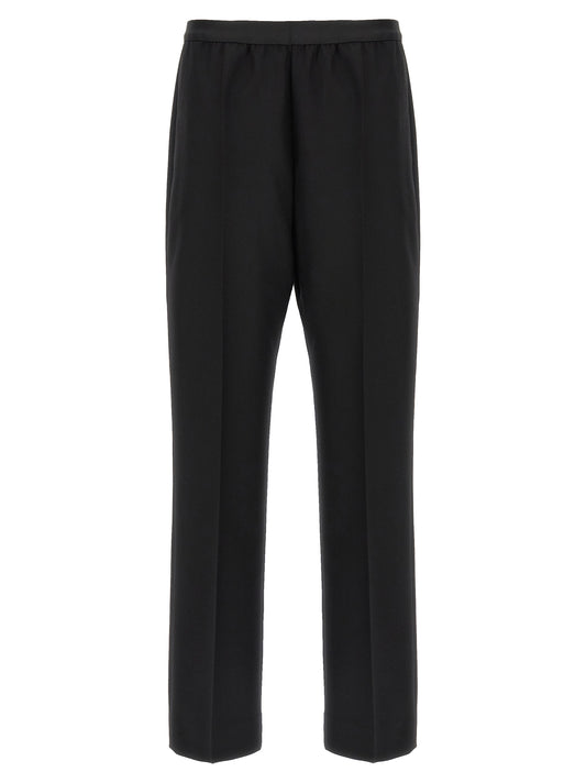Maison Margiela Black Virgin Wool Casual Pants