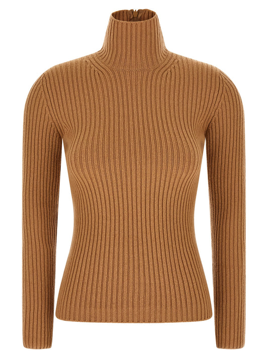 Max Mara Beige Wool Cardigan