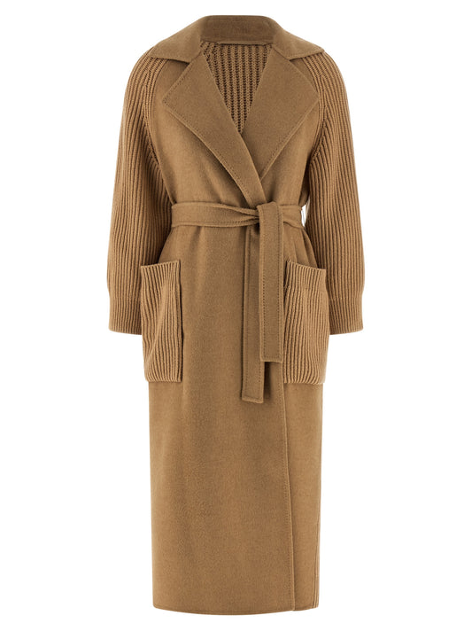 Max Mara Beige Wool Coat
