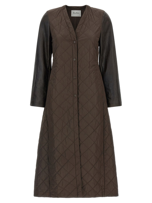 Max Mara Brown Polyamide Coat