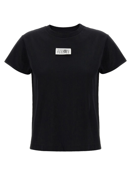 MM6 Maison Margiela Black Cotton T-Shirt