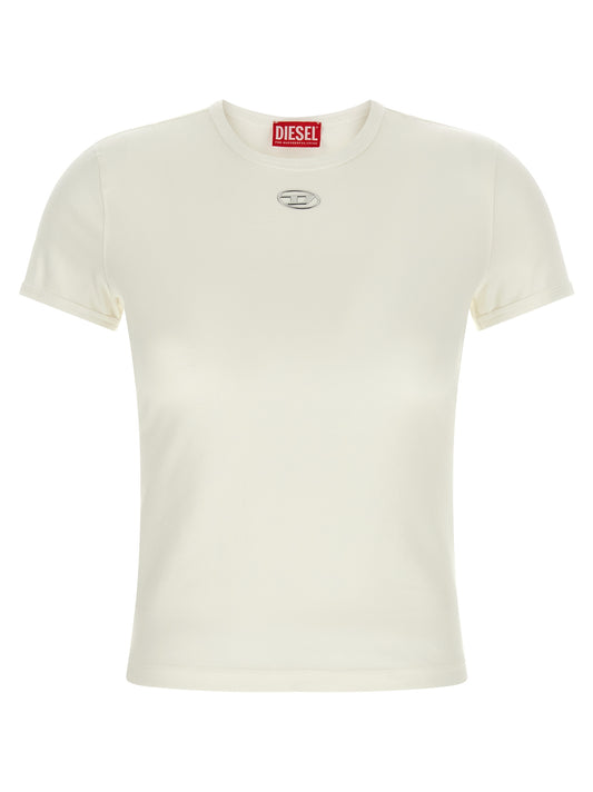 Diesel White Cotton T-Shirt