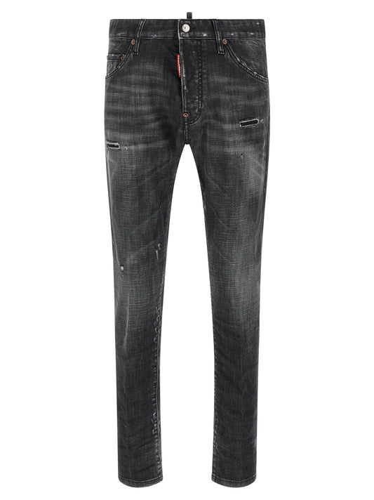 Dsquared² Black Cotton Jeans Denim