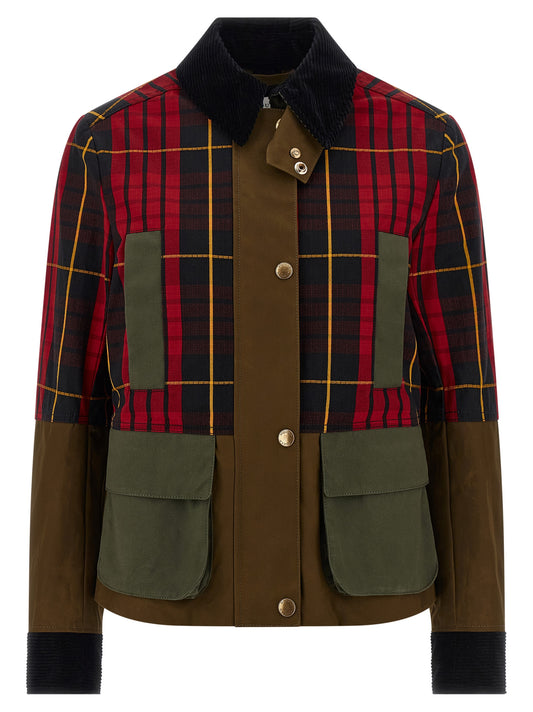 Alexander McQueen Multicolor Cotton Full-Length Jacket