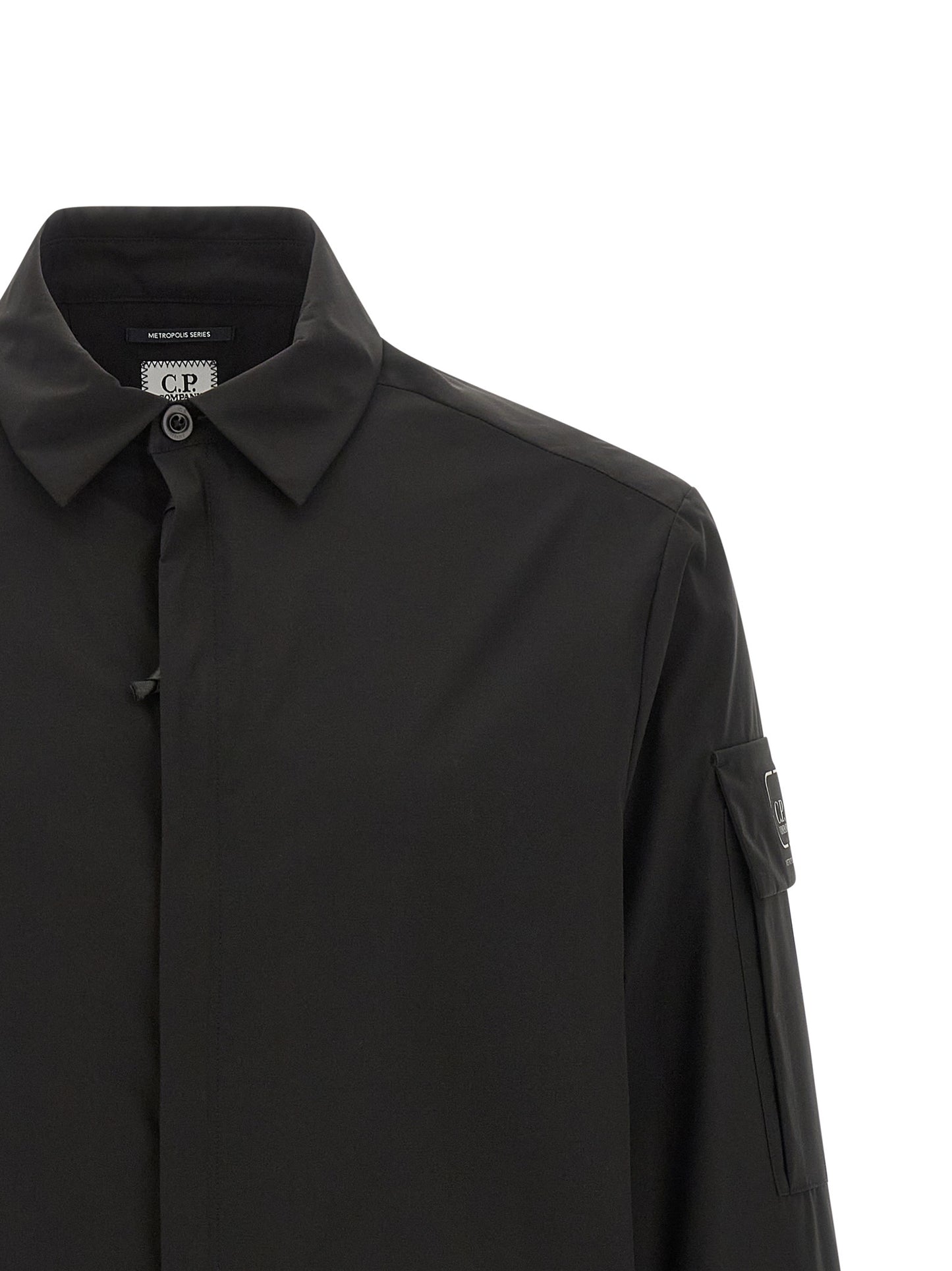C.P. Company Black Polyester Blouse