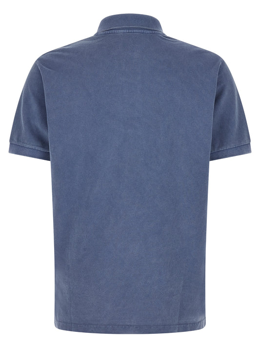 Isabel Marant Blue Cotton Polo Shirt