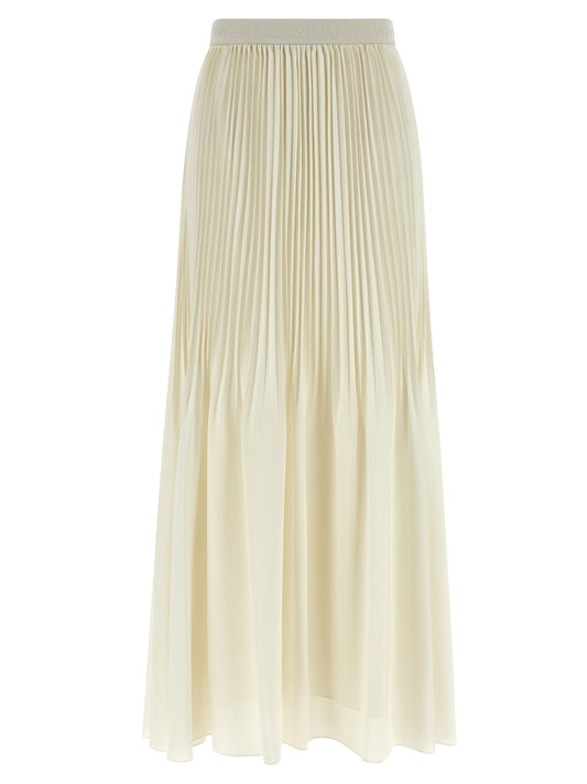 Twinset White Polyester Mini Skirt