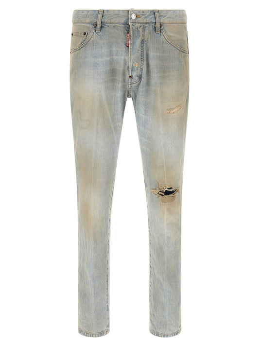 Dsquared² Blue Cotton Jeans Denim