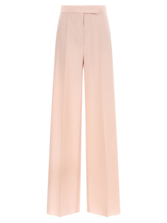 Max Mara Multicolor Virgin Wool Casual Pants