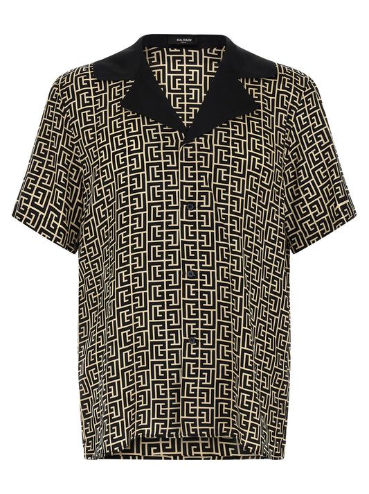 Balmain Bicolor Viscose Blouse