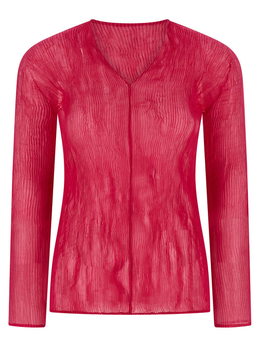 Issey Miyake Fuchsia Polyester Shirt