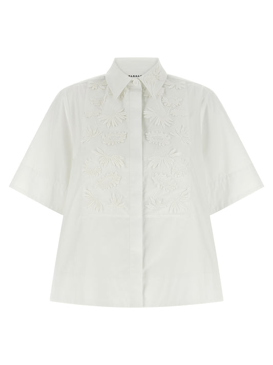 P.A.R.O.S.H. White Cotton Blouse