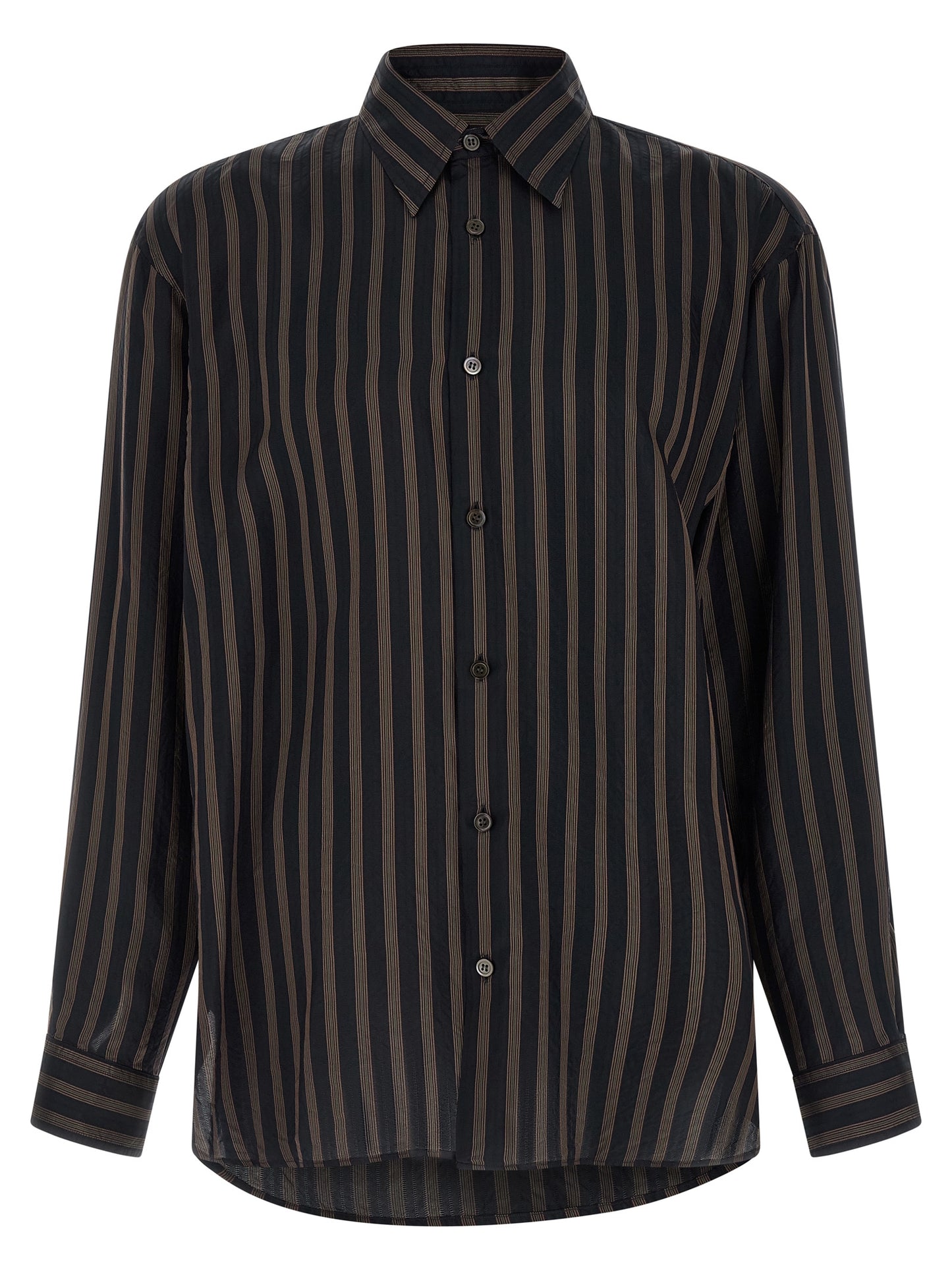 Dries Van Noten Black Copper Blouse