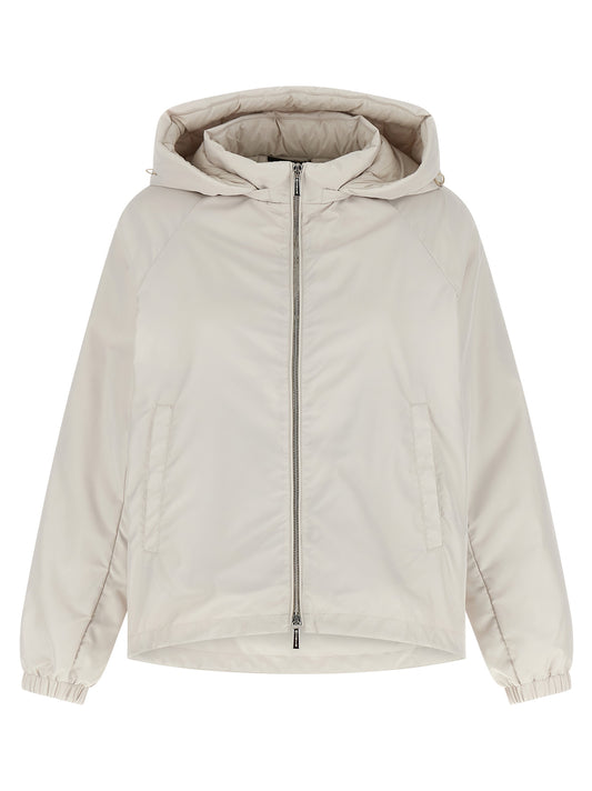MooRER Beige Polyester Shell Jacket