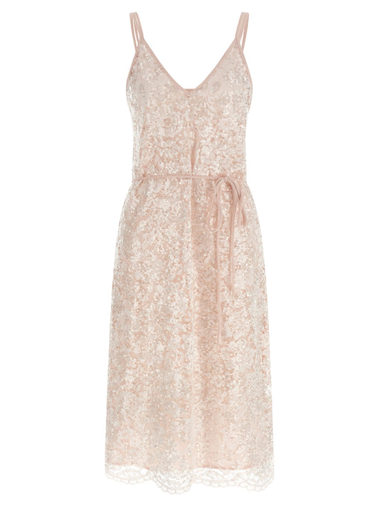 Twinset Multicolor Polyester Midi Dress