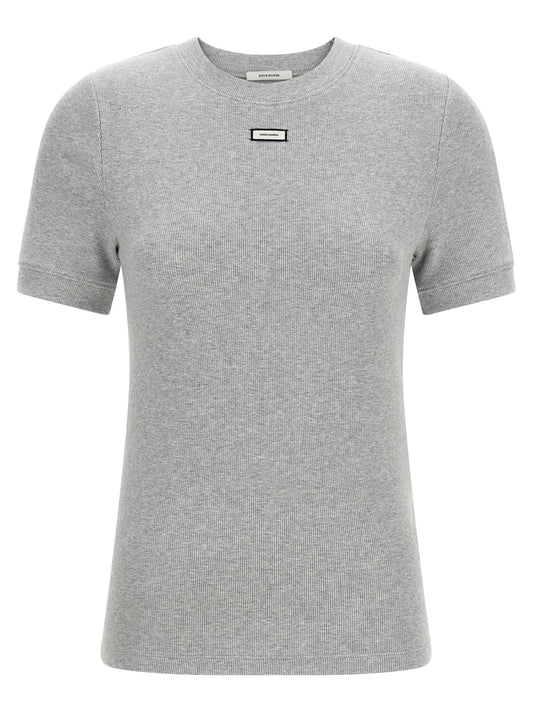 Entire Studios Gray Cotton T-Shirt