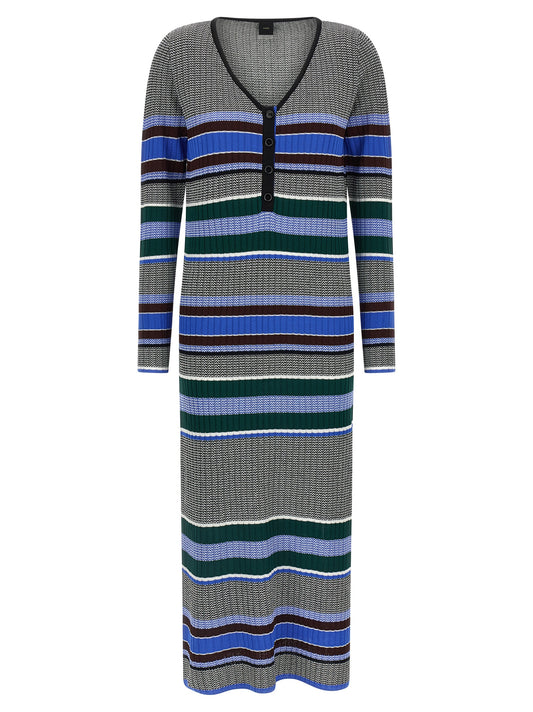 PINKO Multicolor Viscose Long Dress