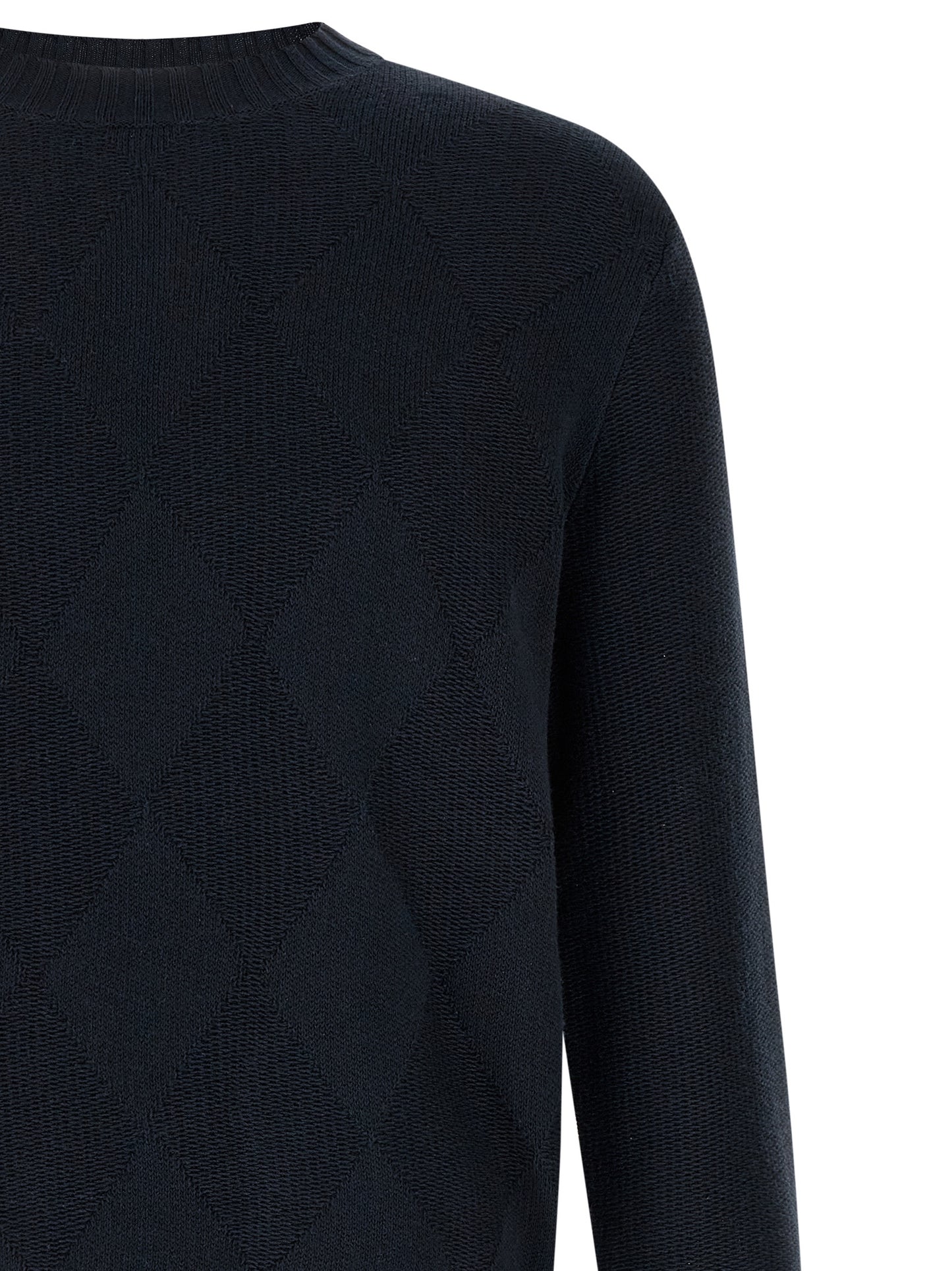 Ballantyne Blue Cotton Cardigan