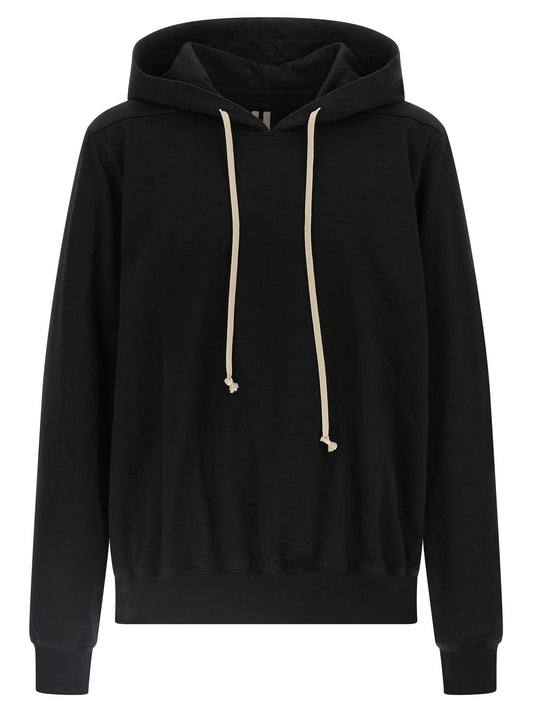 Rick Owens Black Cotton Sweatshirt
