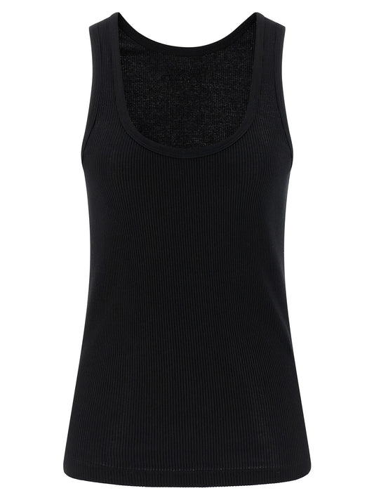 Isabel Marant Black Cotton Tank Tops