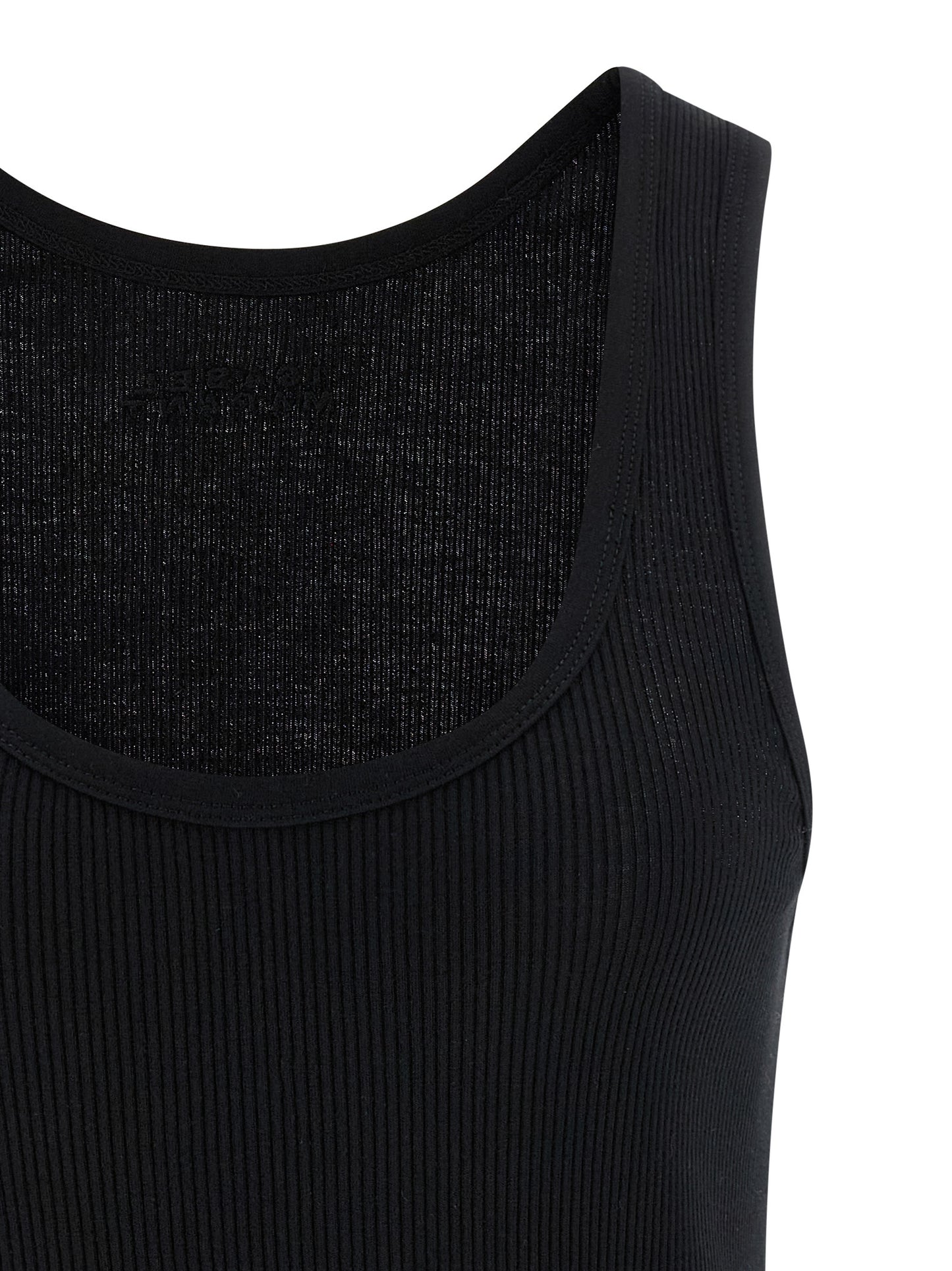 Isabel Marant Black Cotton Tank Tops