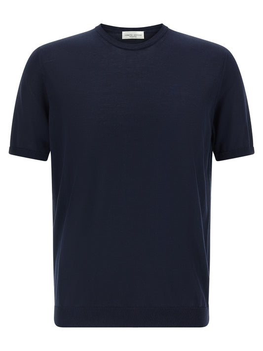 Roberto Collina Blue Cotton Cardigan