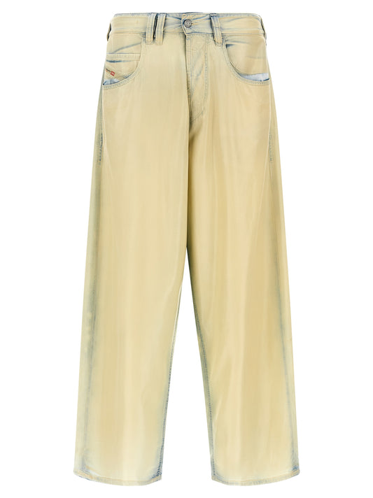 Diesel Beige Lyocell Jeans Denim