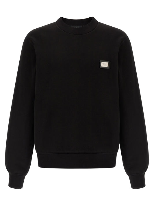 Dolce & Gabbana Black Cotton Sweatshirt