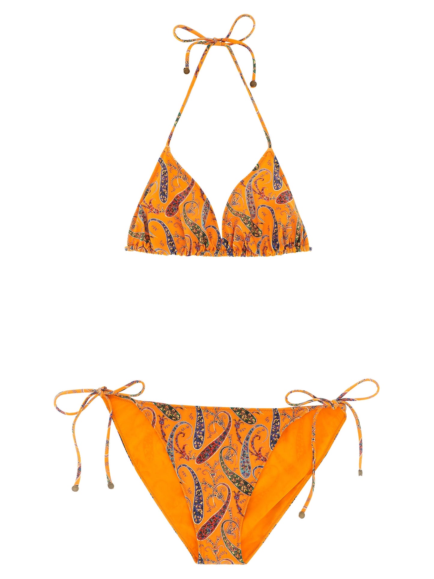Etro Orange Polyamide Bikini