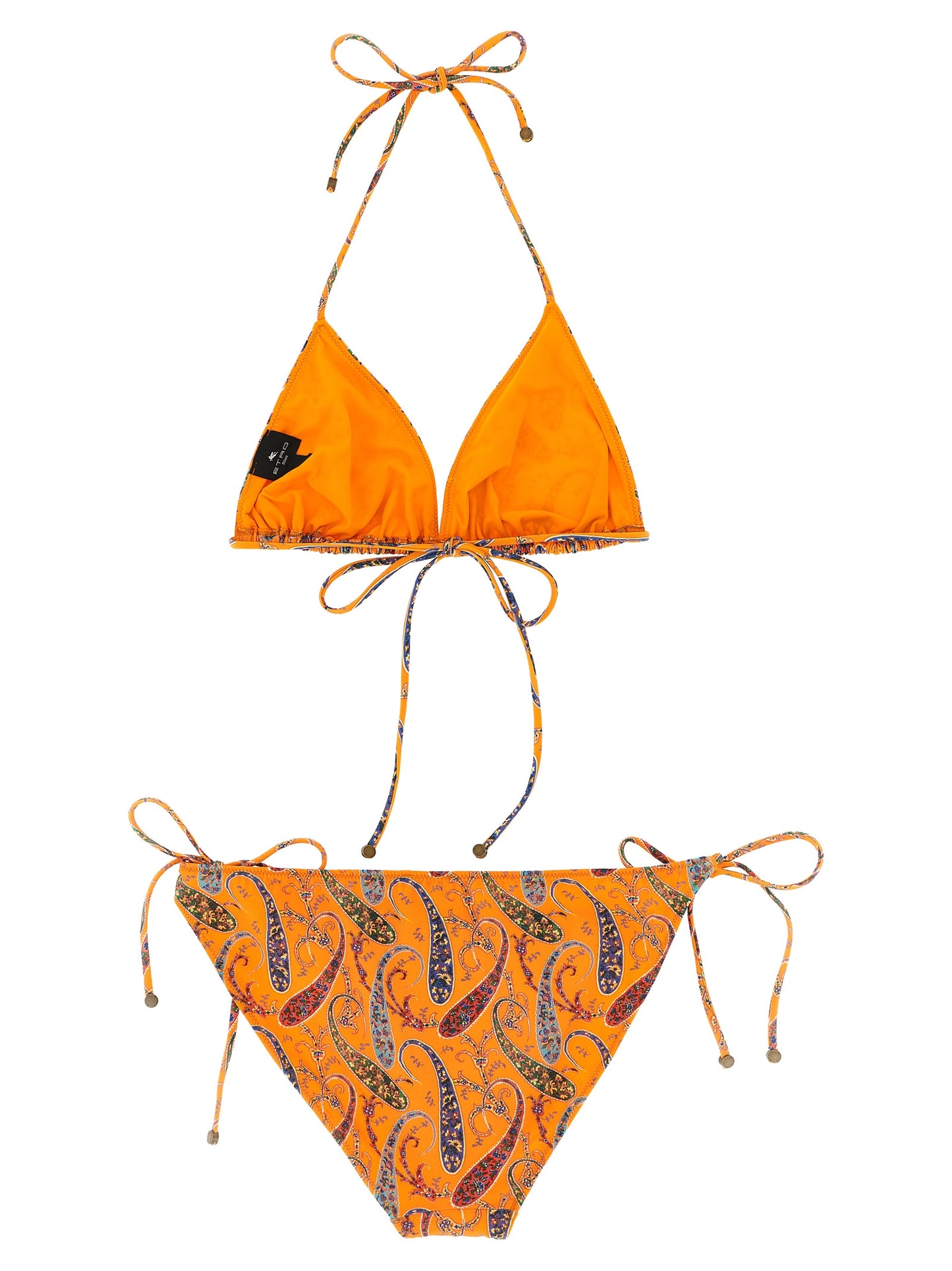 Etro Orange Polyamide Bikini
